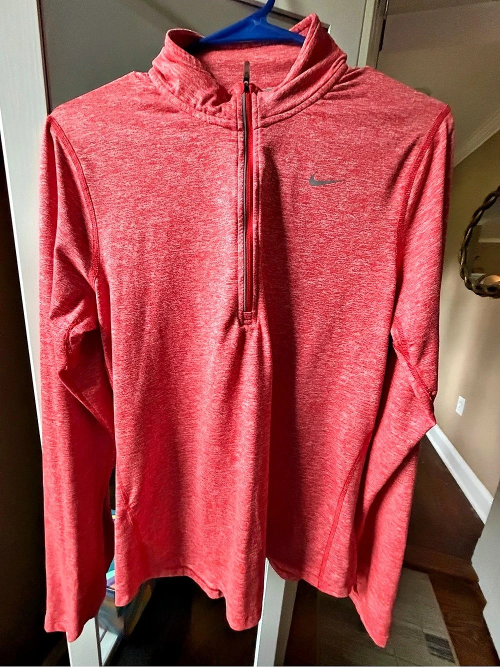 Nike Dri-FIT Element Half-Zip Running Top Red